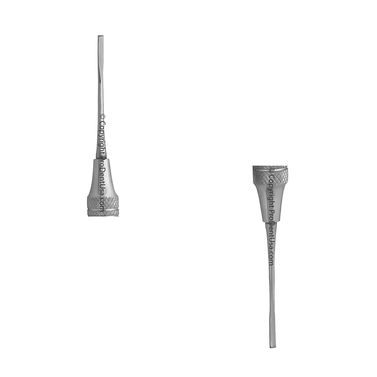 a pair of needle tips on a white background .