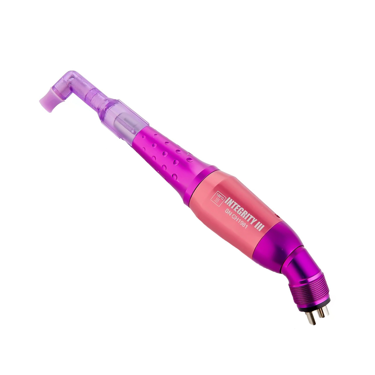 pink integrity tooth cleaning device for dentists