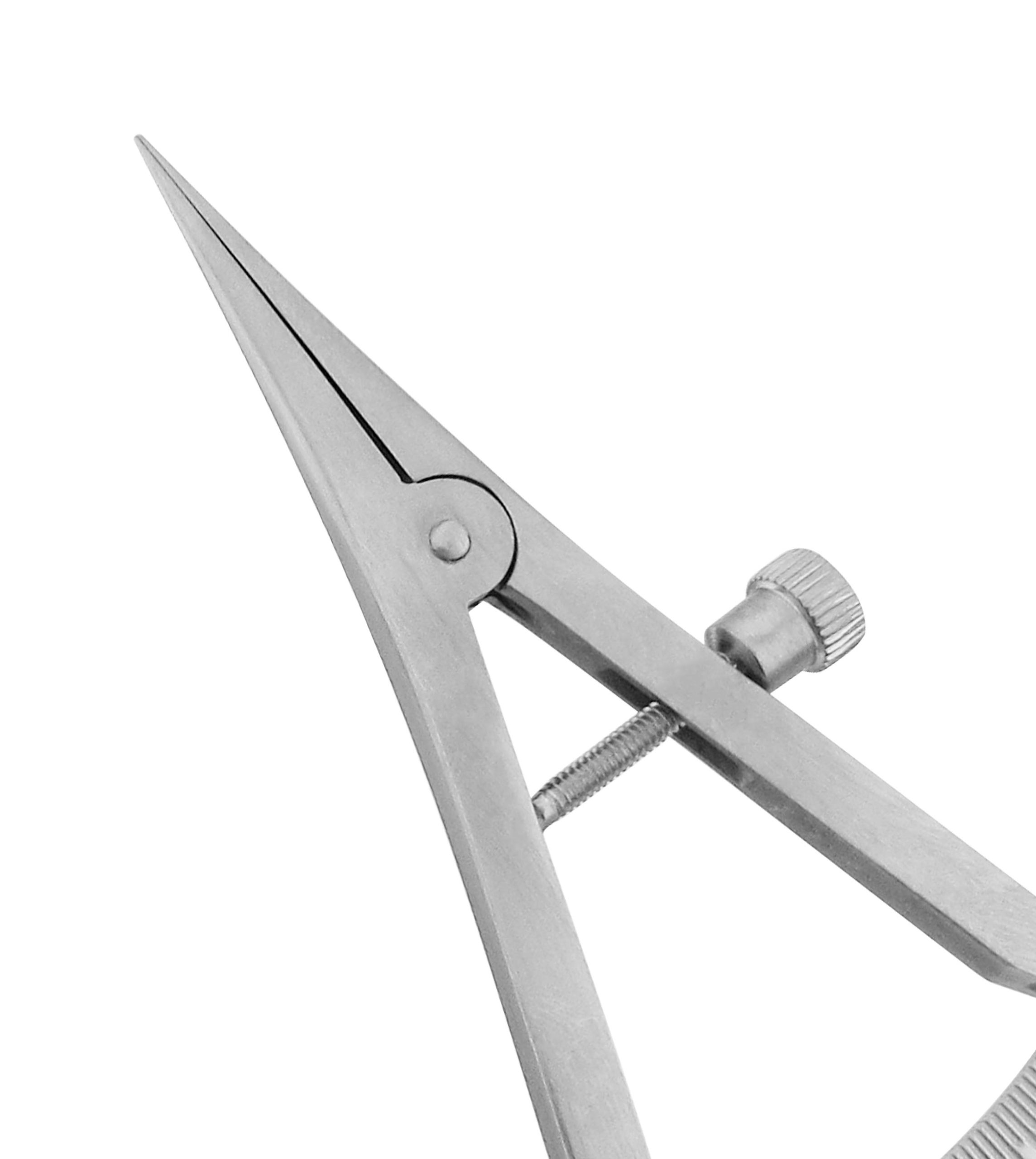 a close up of a pair of straight dental implant calipers
