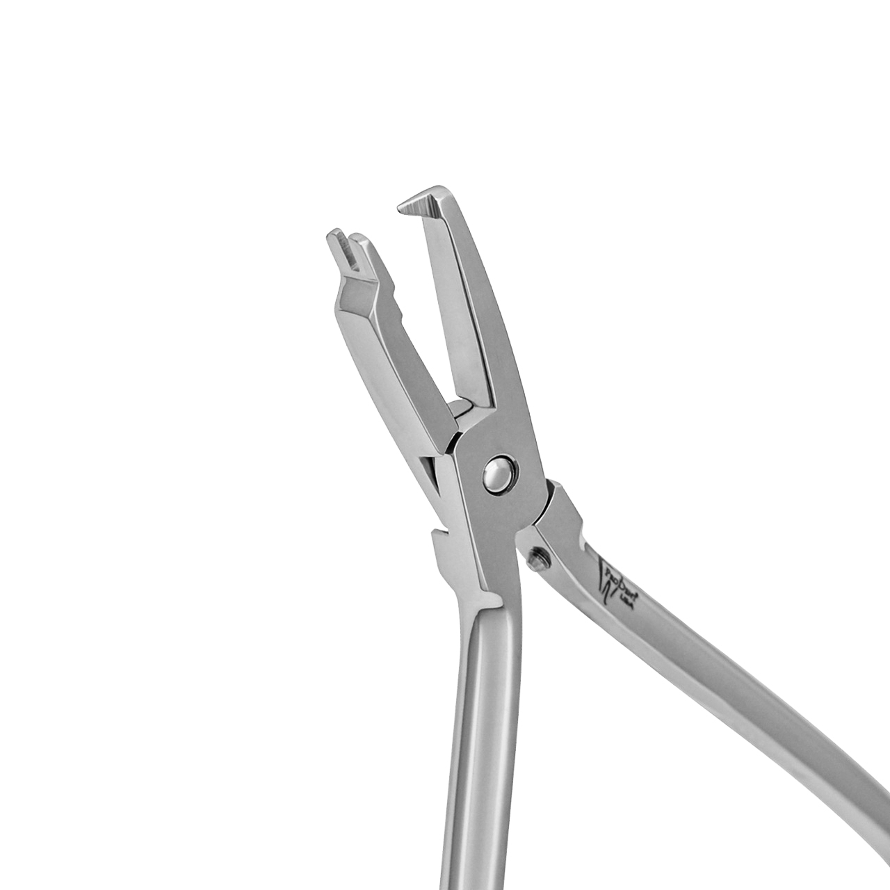 Close-up image of Clear Aligner Pliers with a 4-point punch design.