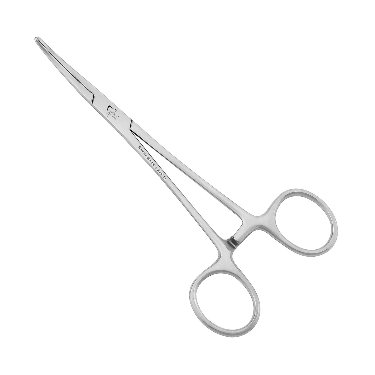 a pair of stainless steel scissors on a white background .