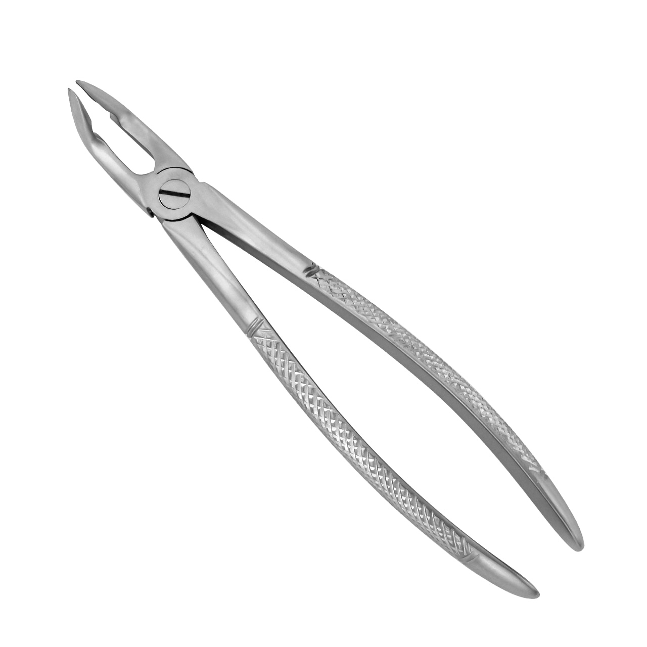a pair of dental pliers with a snakeskin pattern on the handles