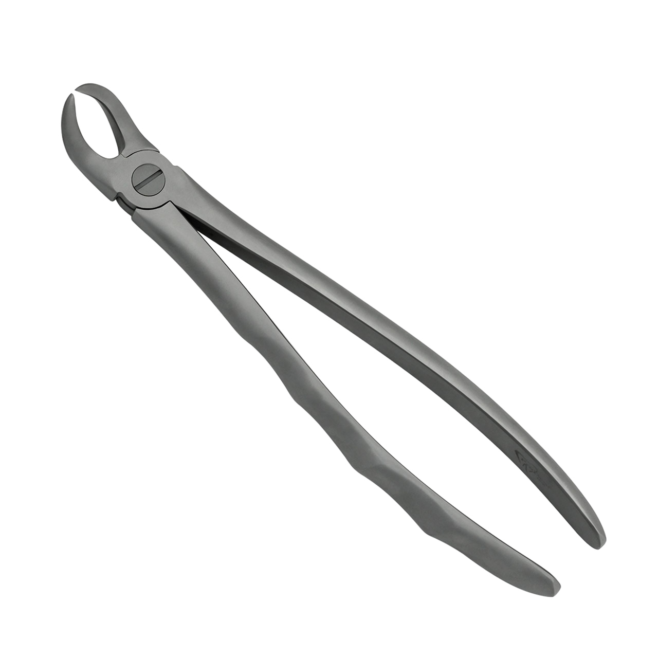 a pair of dental extraction forceps on a white background