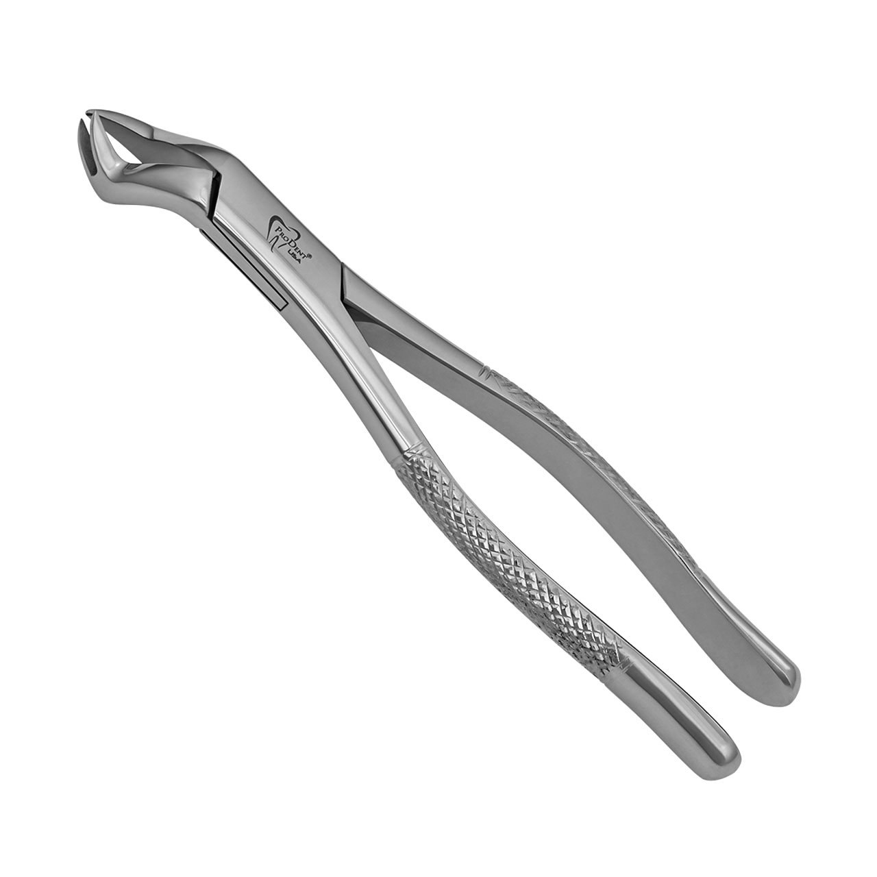 a pair of dental extraction forceps on a white background .