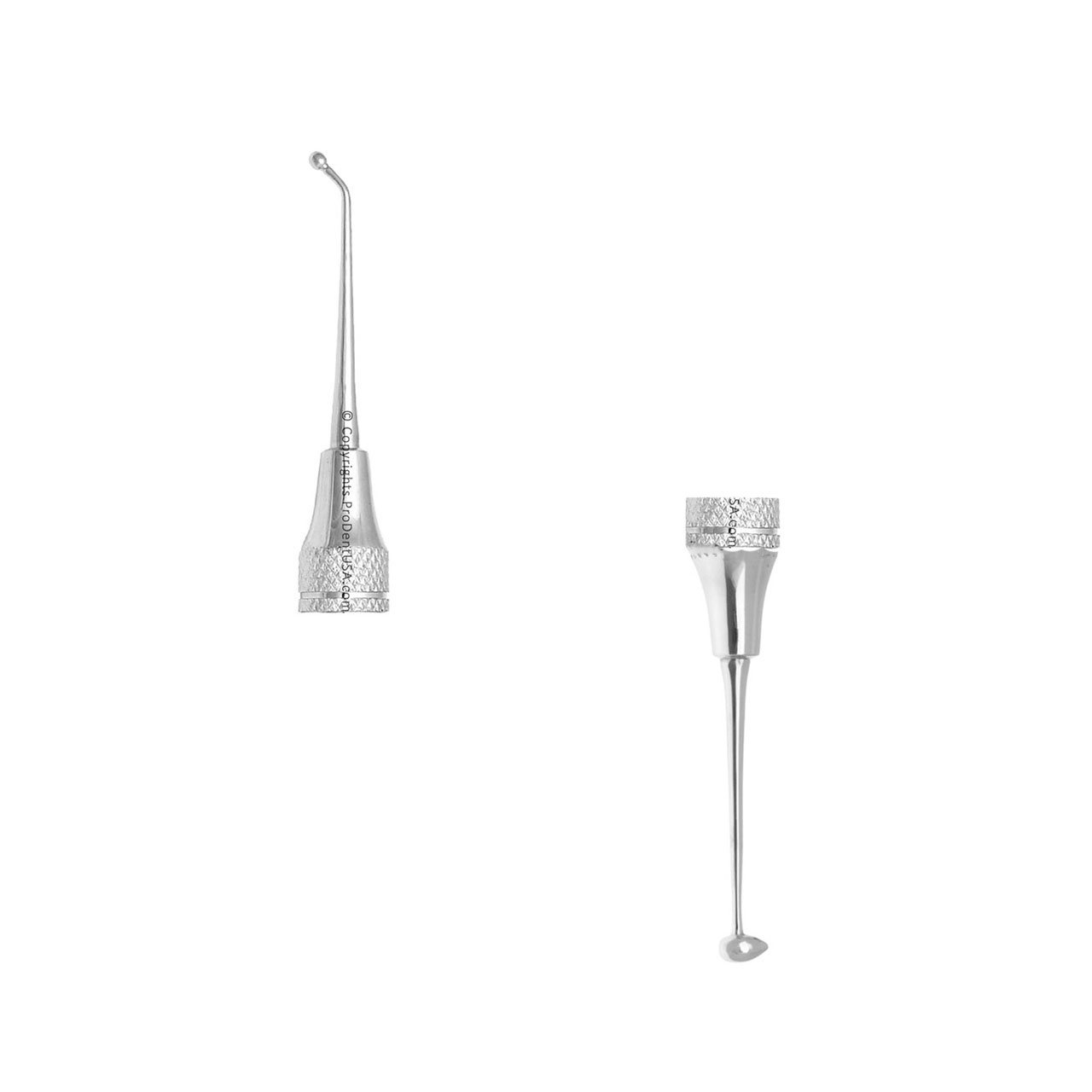 a pair of dental burnisher on a white background